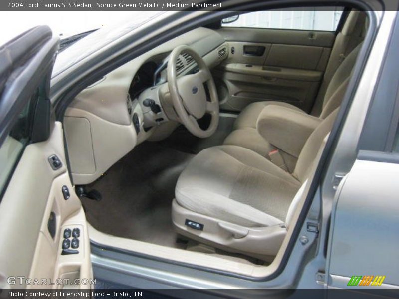 Spruce Green Metallic / Medium Parchment 2004 Ford Taurus SES Sedan