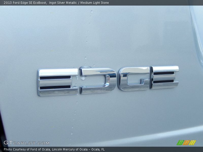 Ingot Silver Metallic / Medium Light Stone 2013 Ford Edge SE EcoBoost