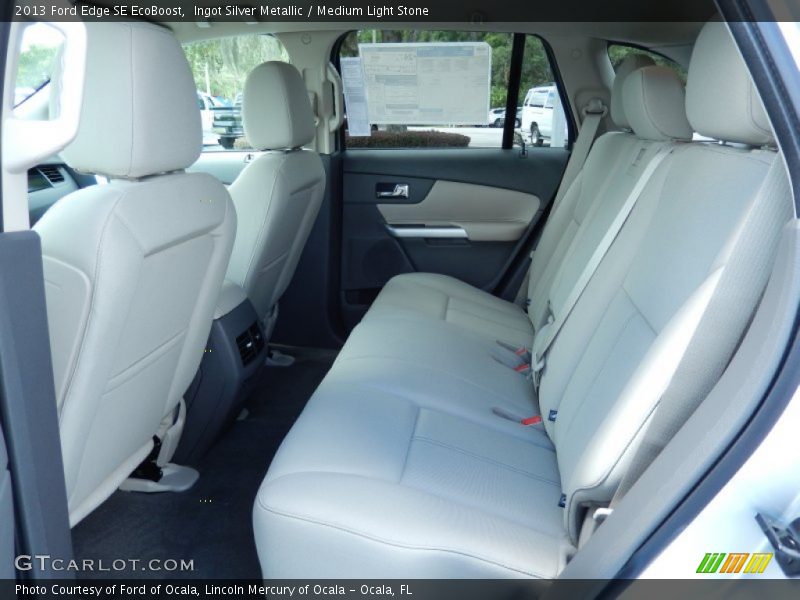 Rear Seat of 2013 Edge SE EcoBoost