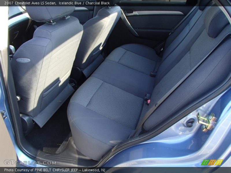 Icelandic Blue / Charcoal Black 2007 Chevrolet Aveo LS Sedan