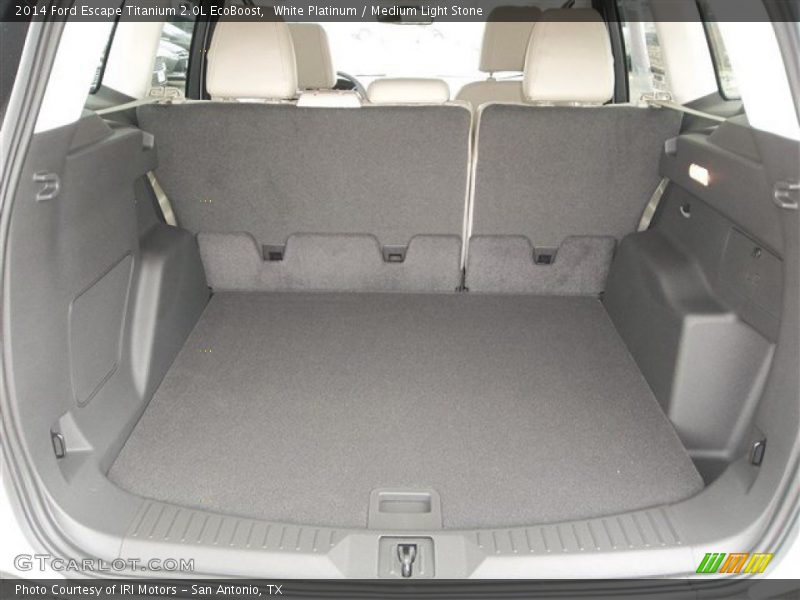 White Platinum / Medium Light Stone 2014 Ford Escape Titanium 2.0L EcoBoost