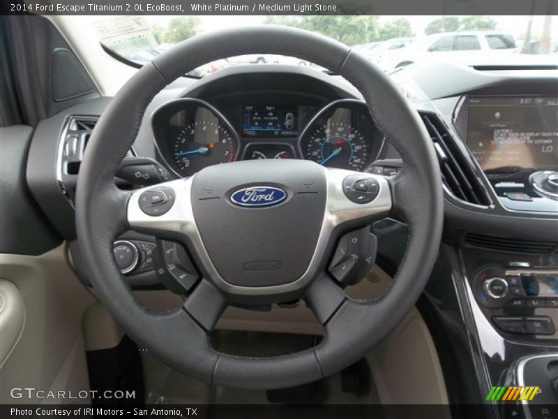  2014 Escape Titanium 2.0L EcoBoost Steering Wheel