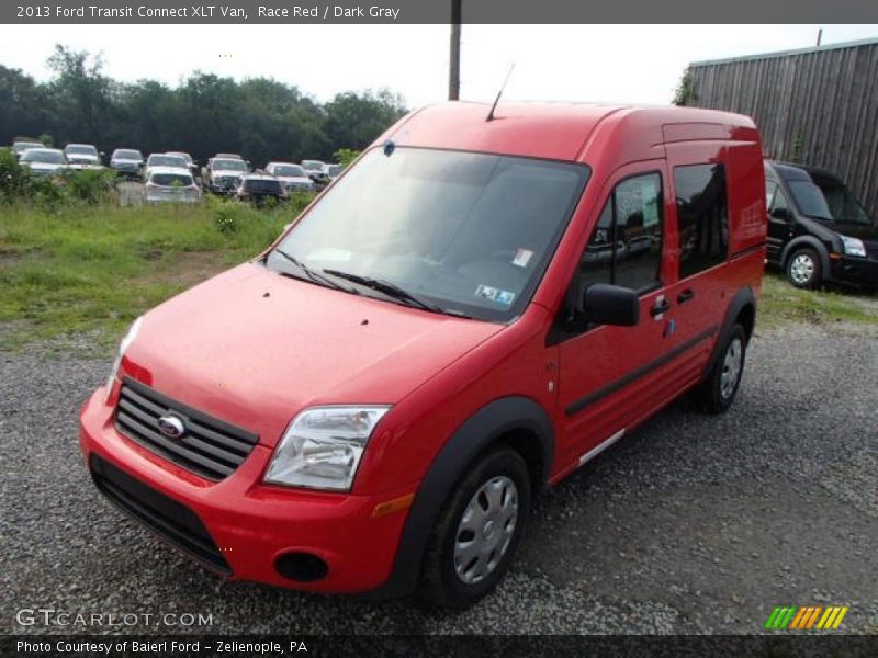 Race Red / Dark Gray 2013 Ford Transit Connect XLT Van
