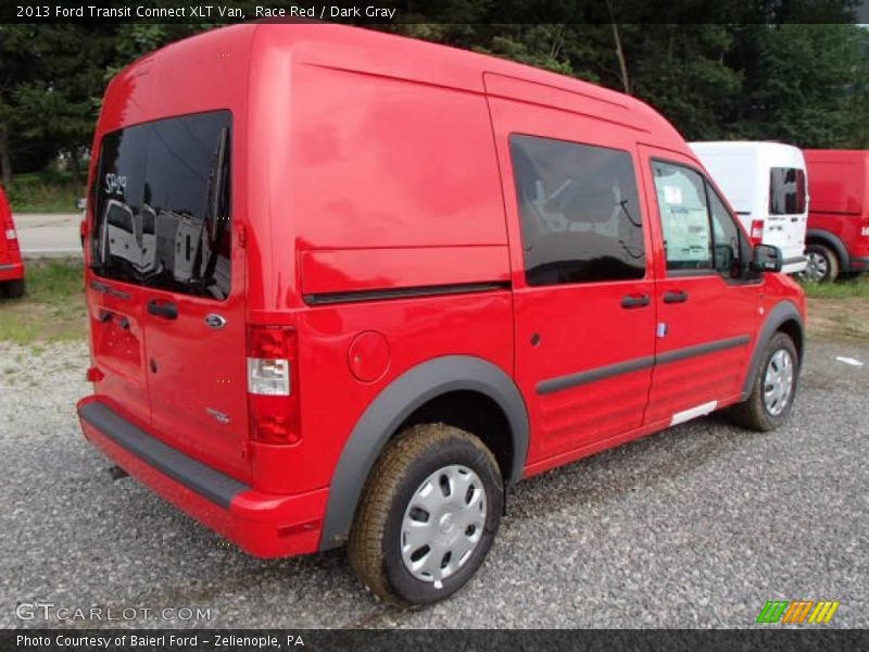Race Red / Dark Gray 2013 Ford Transit Connect XLT Van