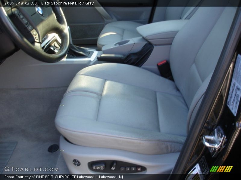 Black Sapphire Metallic / Grey 2006 BMW X3 3.0i