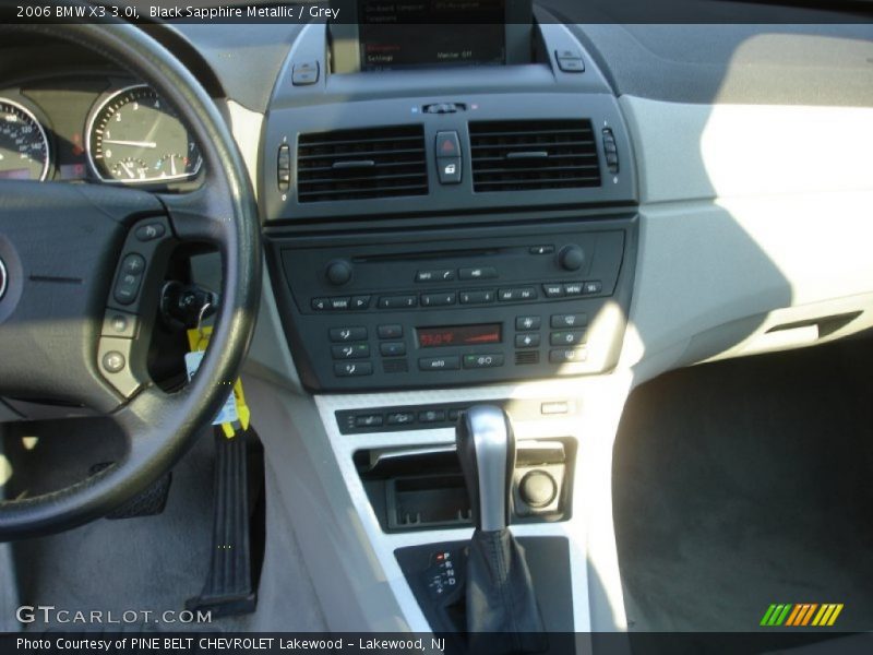 Black Sapphire Metallic / Grey 2006 BMW X3 3.0i