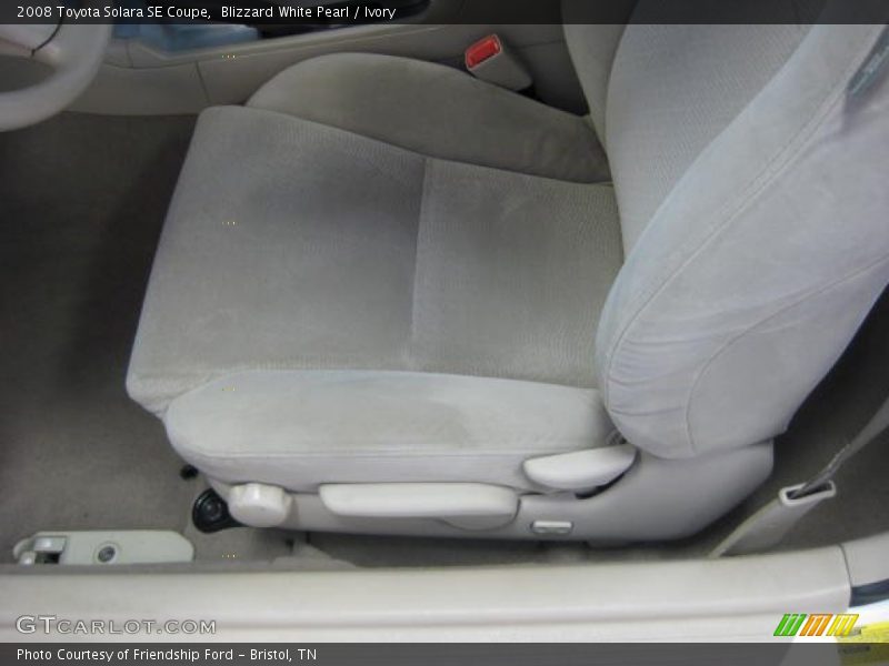 Blizzard White Pearl / Ivory 2008 Toyota Solara SE Coupe