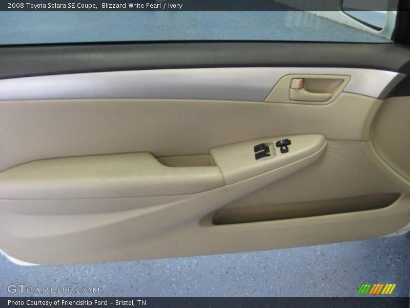 Blizzard White Pearl / Ivory 2008 Toyota Solara SE Coupe