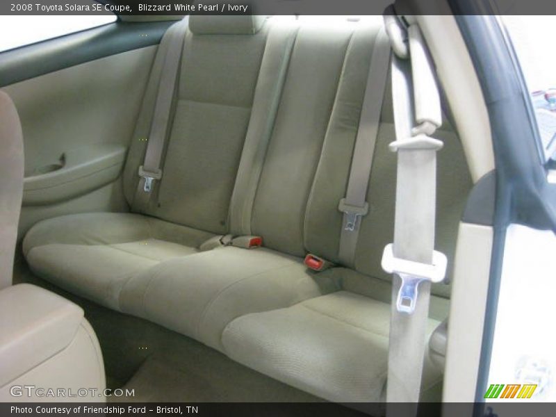 Blizzard White Pearl / Ivory 2008 Toyota Solara SE Coupe