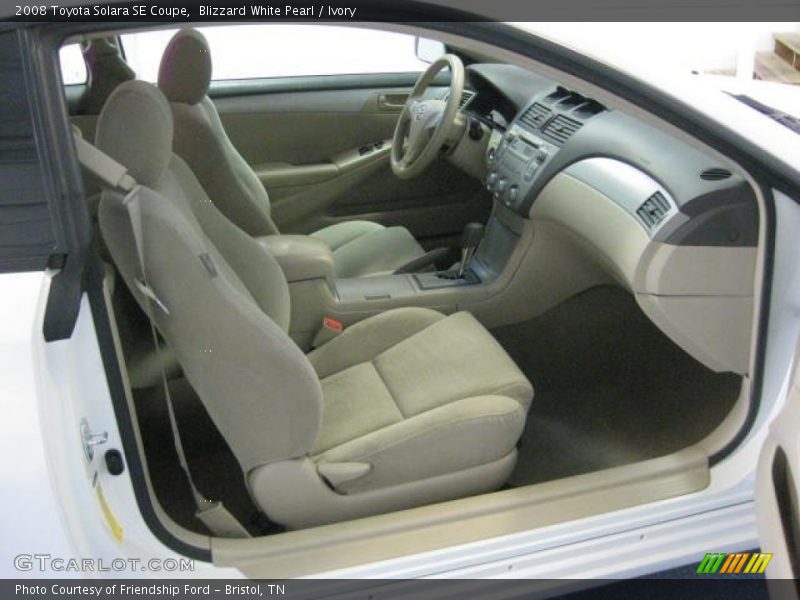 Blizzard White Pearl / Ivory 2008 Toyota Solara SE Coupe