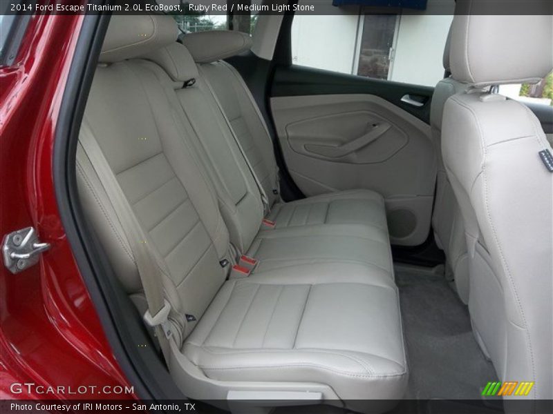Rear Seat of 2014 Escape Titanium 2.0L EcoBoost