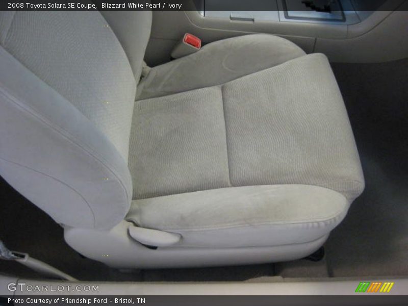 Blizzard White Pearl / Ivory 2008 Toyota Solara SE Coupe