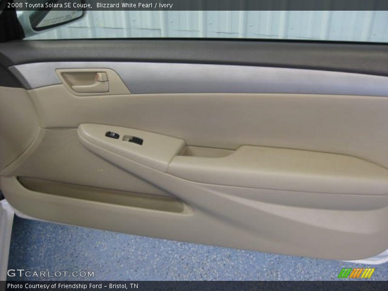 Blizzard White Pearl / Ivory 2008 Toyota Solara SE Coupe