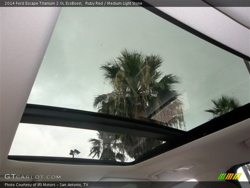 Sunroof of 2014 Escape Titanium 2.0L EcoBoost