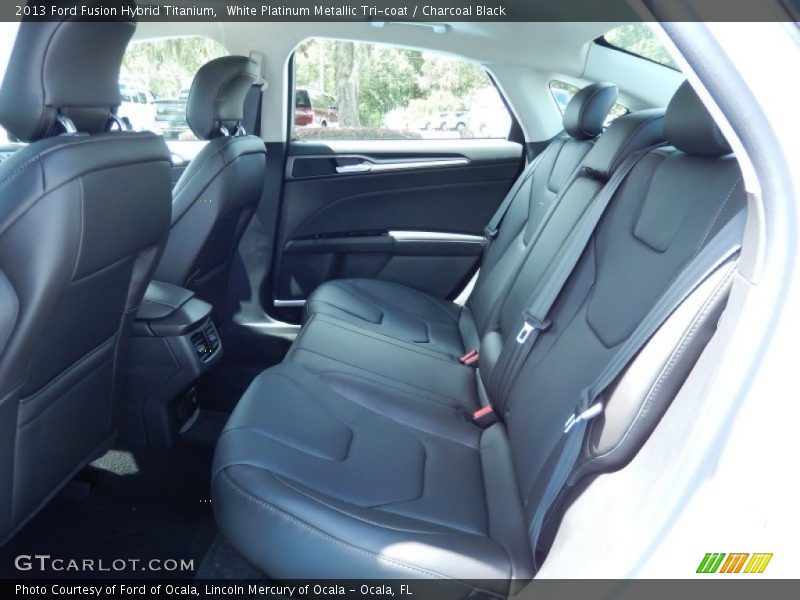 Rear Seat of 2013 Fusion Hybrid Titanium