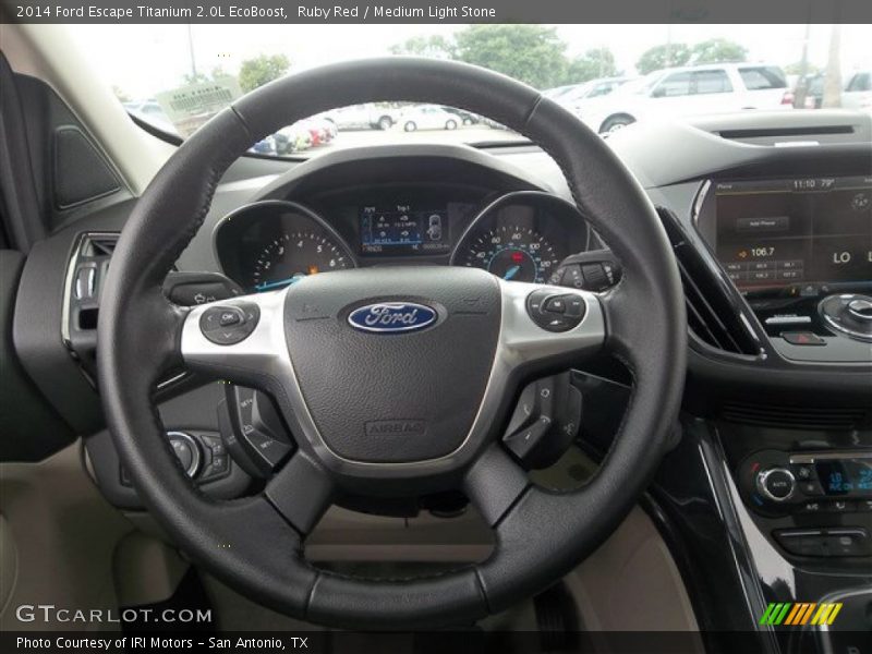  2014 Escape Titanium 2.0L EcoBoost Steering Wheel