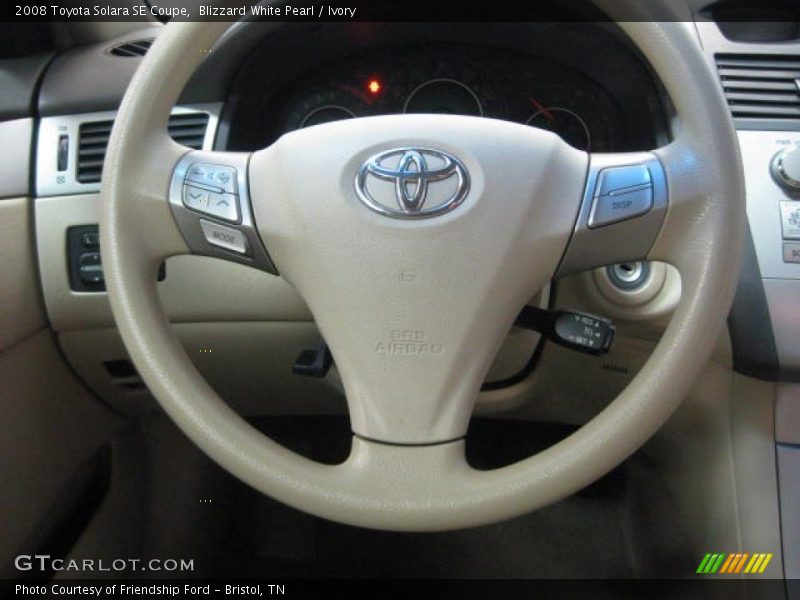 Blizzard White Pearl / Ivory 2008 Toyota Solara SE Coupe