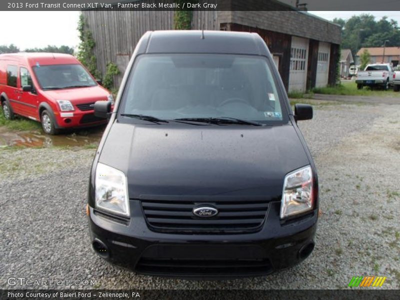 Panther Black Metallic / Dark Gray 2013 Ford Transit Connect XLT Van