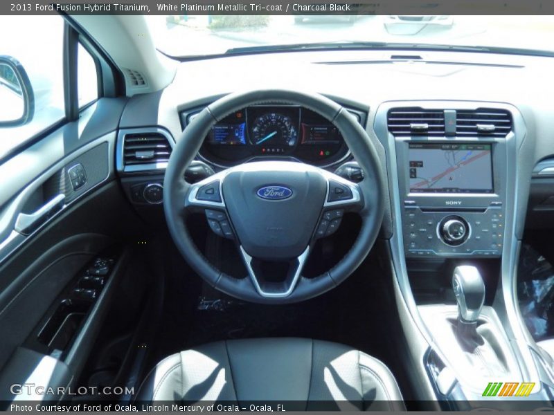 Dashboard of 2013 Fusion Hybrid Titanium