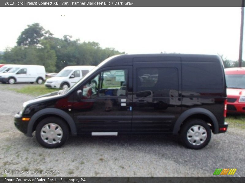 Panther Black Metallic / Dark Gray 2013 Ford Transit Connect XLT Van