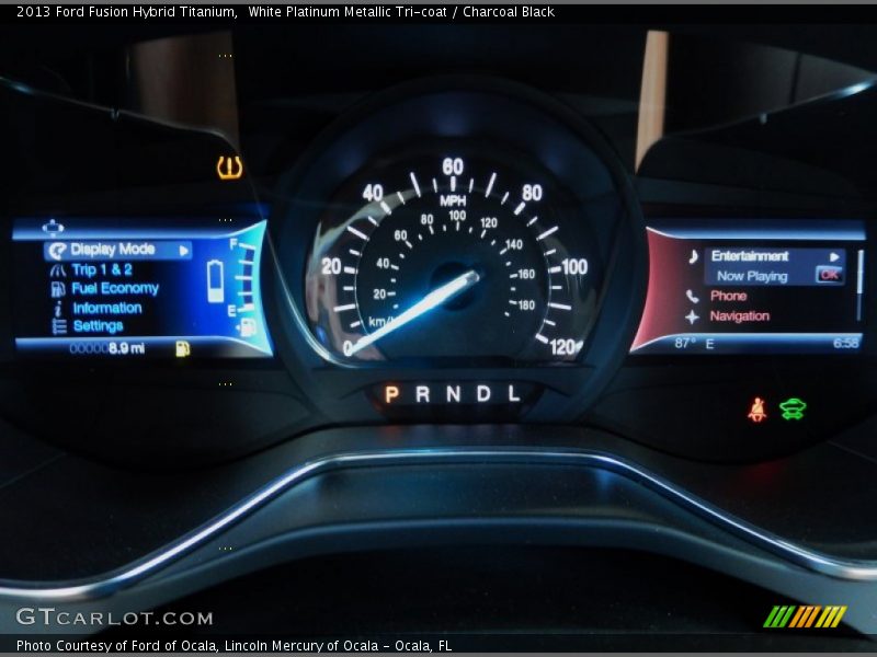  2013 Fusion Hybrid Titanium Hybrid Titanium Gauges