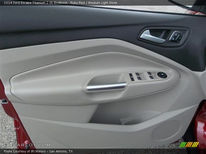 Ruby Red / Medium Light Stone 2014 Ford Escape Titanium 2.0L EcoBoost