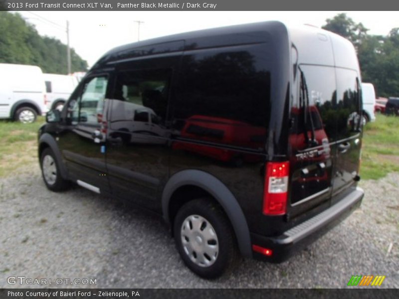 Panther Black Metallic / Dark Gray 2013 Ford Transit Connect XLT Van