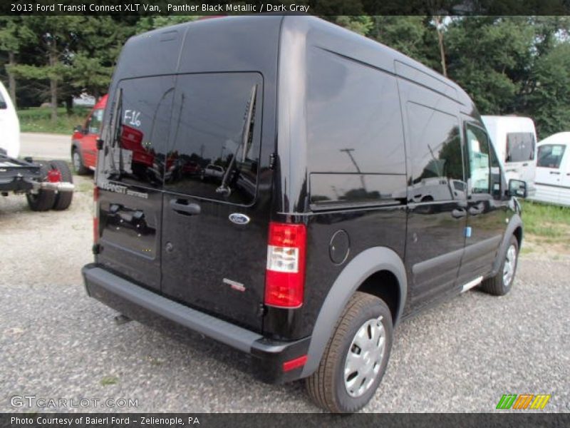 Panther Black Metallic / Dark Gray 2013 Ford Transit Connect XLT Van