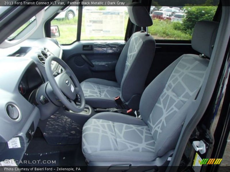 Panther Black Metallic / Dark Gray 2013 Ford Transit Connect XLT Van
