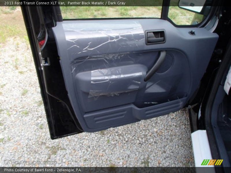 Panther Black Metallic / Dark Gray 2013 Ford Transit Connect XLT Van