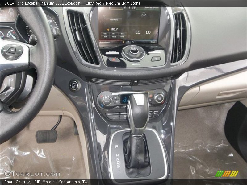 Controls of 2014 Escape Titanium 2.0L EcoBoost
