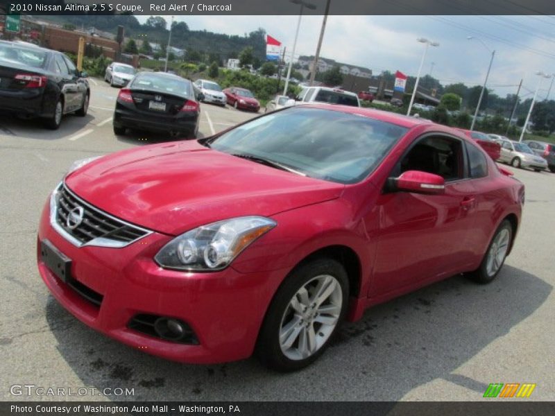 Red Alert / Charcoal 2010 Nissan Altima 2.5 S Coupe