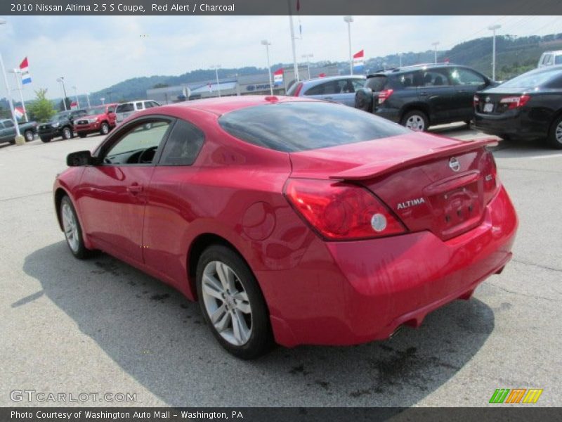 Red Alert / Charcoal 2010 Nissan Altima 2.5 S Coupe