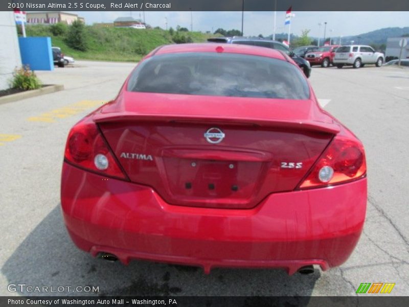 Red Alert / Charcoal 2010 Nissan Altima 2.5 S Coupe