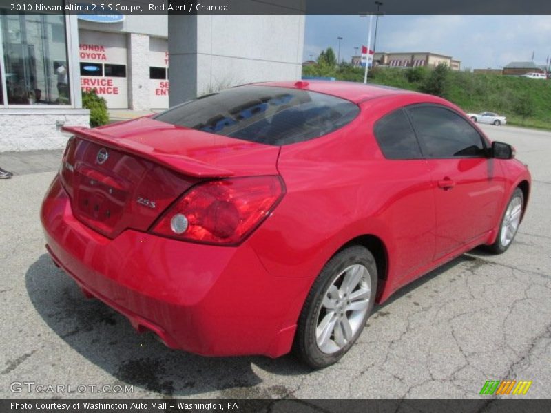 Red Alert / Charcoal 2010 Nissan Altima 2.5 S Coupe