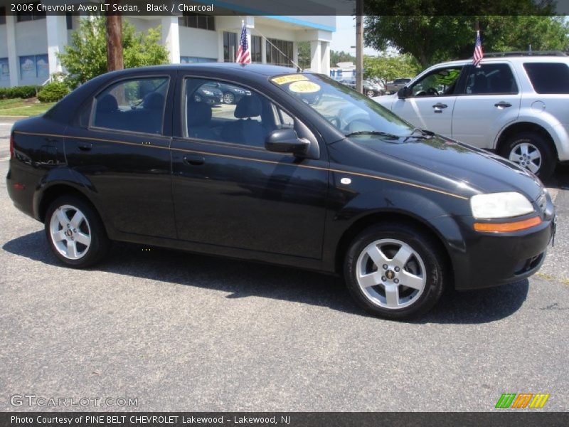 Black / Charcoal 2006 Chevrolet Aveo LT Sedan