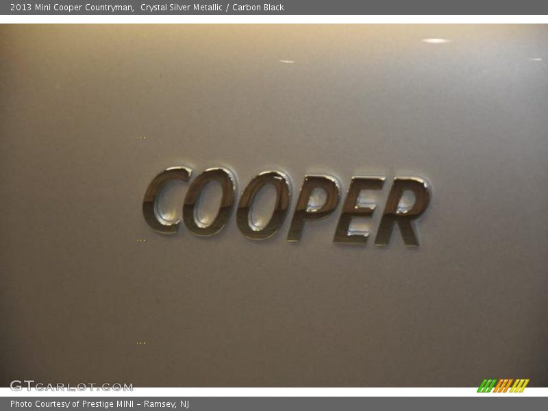 Crystal Silver Metallic / Carbon Black 2013 Mini Cooper Countryman