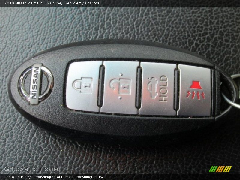 Red Alert / Charcoal 2010 Nissan Altima 2.5 S Coupe
