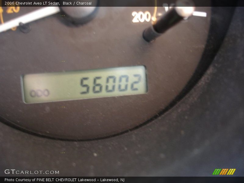 Black / Charcoal 2006 Chevrolet Aveo LT Sedan