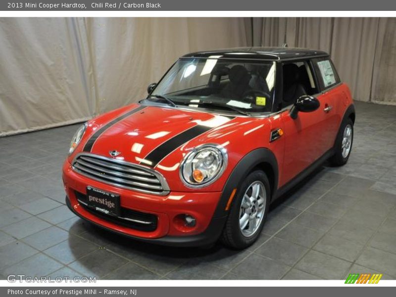 Chili Red / Carbon Black 2013 Mini Cooper Hardtop