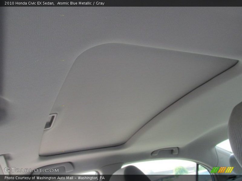 Atomic Blue Metallic / Gray 2010 Honda Civic EX Sedan
