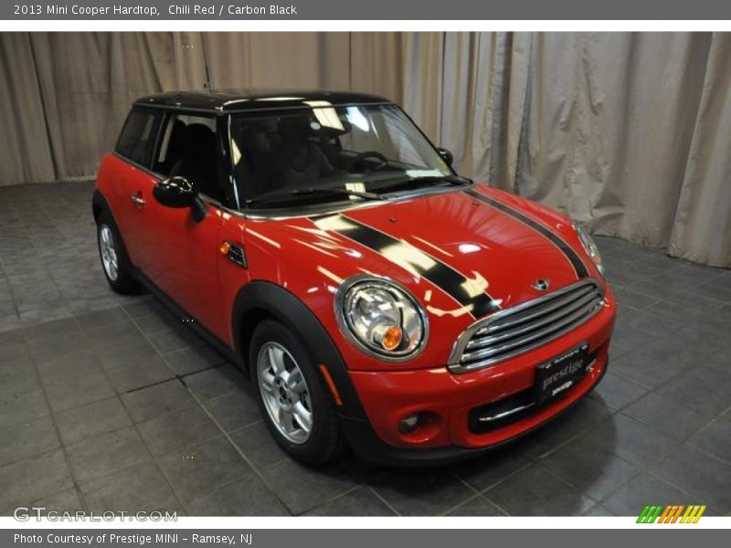 Chili Red / Carbon Black 2013 Mini Cooper Hardtop