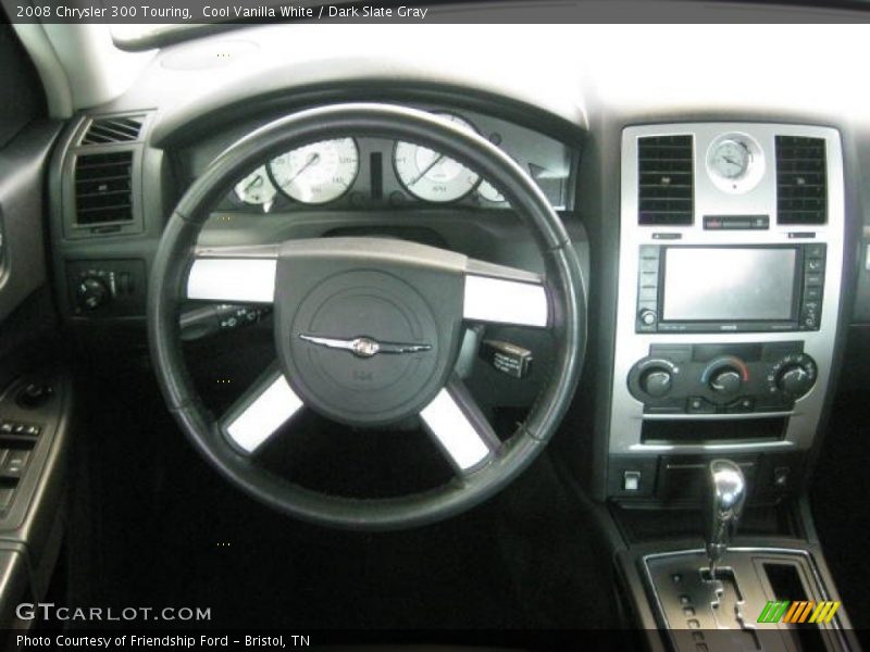 Cool Vanilla White / Dark Slate Gray 2008 Chrysler 300 Touring