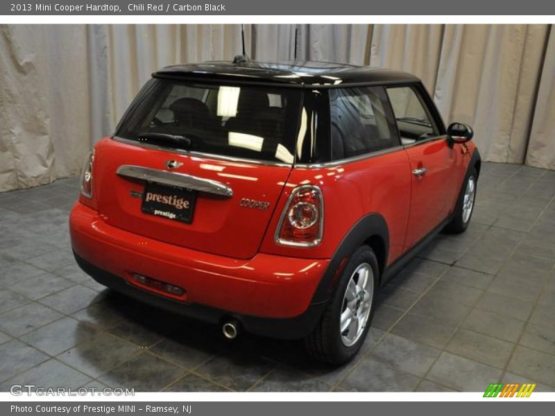 Chili Red / Carbon Black 2013 Mini Cooper Hardtop