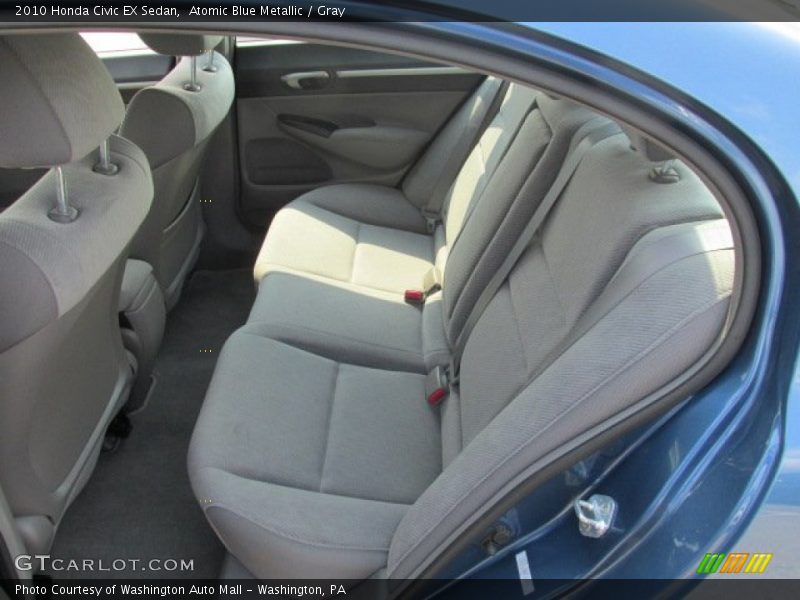 Atomic Blue Metallic / Gray 2010 Honda Civic EX Sedan