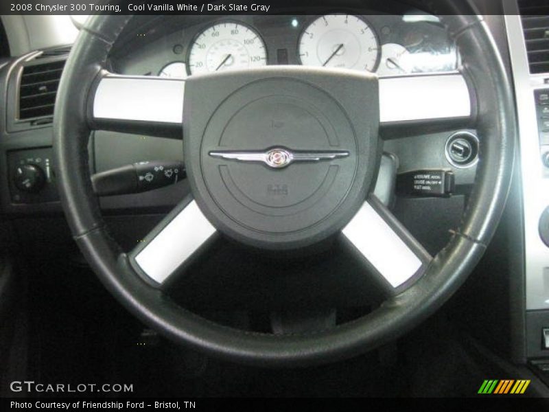 Cool Vanilla White / Dark Slate Gray 2008 Chrysler 300 Touring