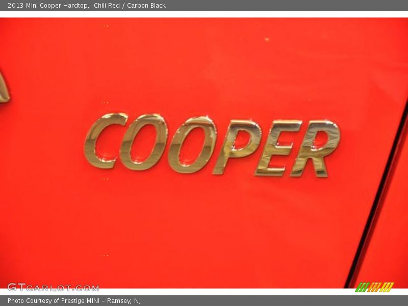 Chili Red / Carbon Black 2013 Mini Cooper Hardtop