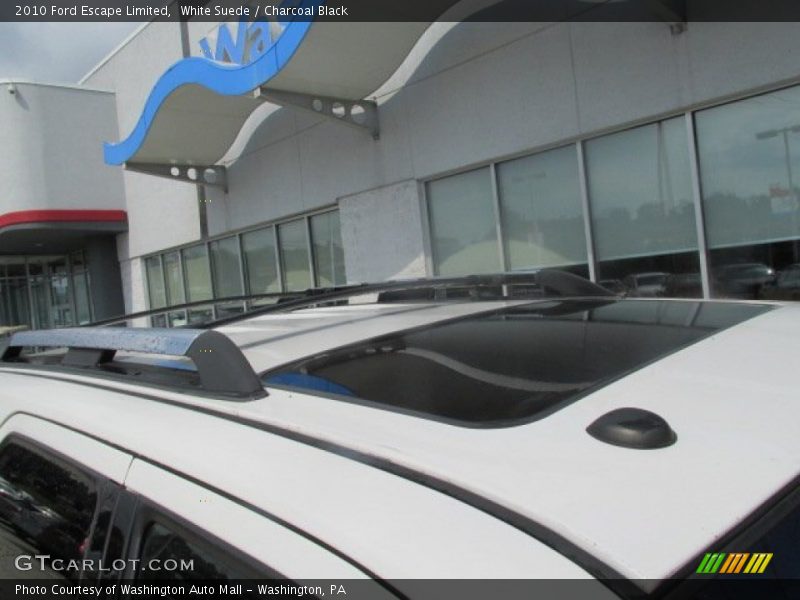 White Suede / Charcoal Black 2010 Ford Escape Limited