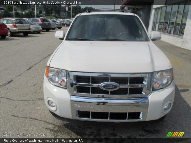 White Suede / Charcoal Black 2010 Ford Escape Limited
