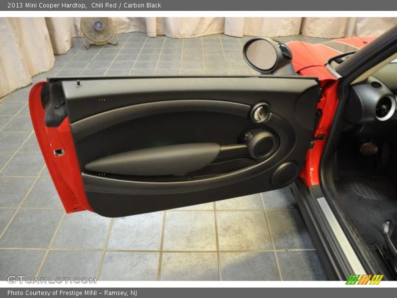 Chili Red / Carbon Black 2013 Mini Cooper Hardtop